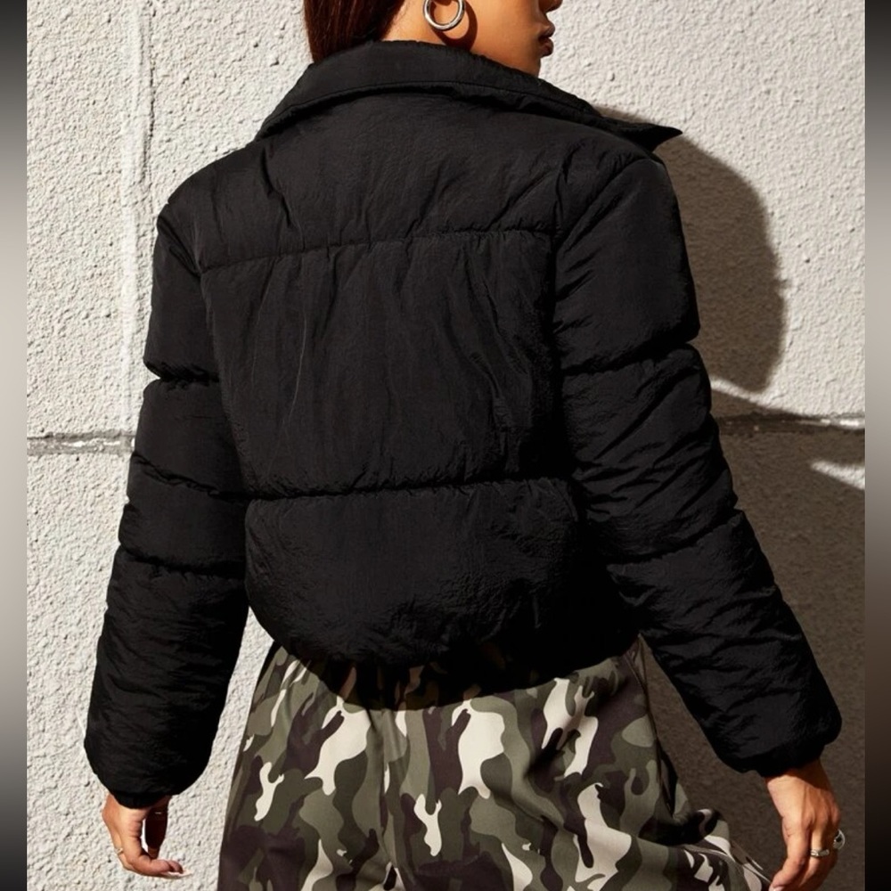 Cozy zip up puffer jacket - Picture 3 of 7